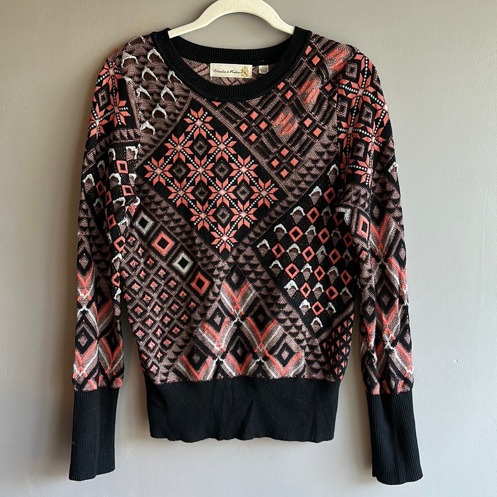 Anthropologie Charlie & Robin Neo
Visit
Jacquard lightweight sweater size size M